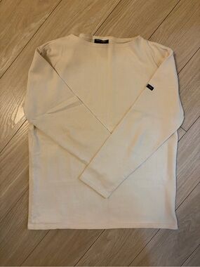 Saint James Cream Boatneck Cotton Top